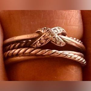 Authentic David Yurman Crossover Ring 5.5